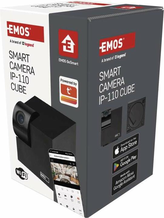 Actual product image Emos GoSmart IP-110 CUBE rotating surveillance camera with WiFi (2304 x 1296 Pixels)