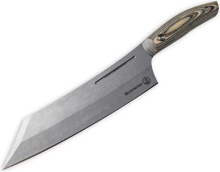 Immagine prodotto Messermeister Coltello da chef Carbon Bunka 20 cm, marrone/grigio (21.60 cm)