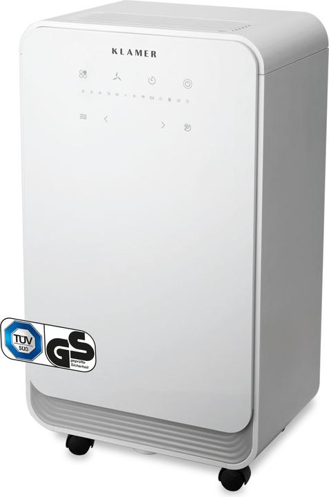 Image du produit KLAMER Déshumidificateur 12L (30 m², 12 l/24h)
