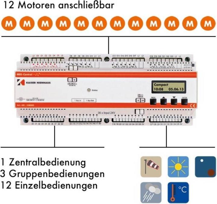 Produktbild Kaiser Nienhaus Mehrfachsteuergerät 338000