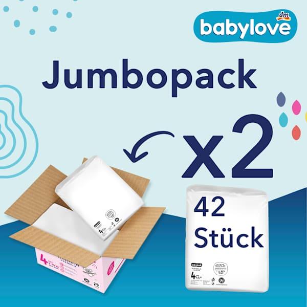 Actual product image dm babylove Premium-Windeln (Size 4, Half month box, 84 Piece)
