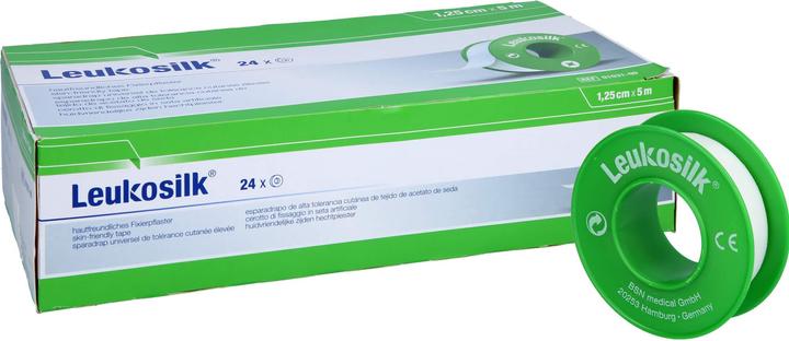 Immagine prodotto BSN LEUKOSILK 5MX1.25CM, 24 pezzi PFL (24 x)