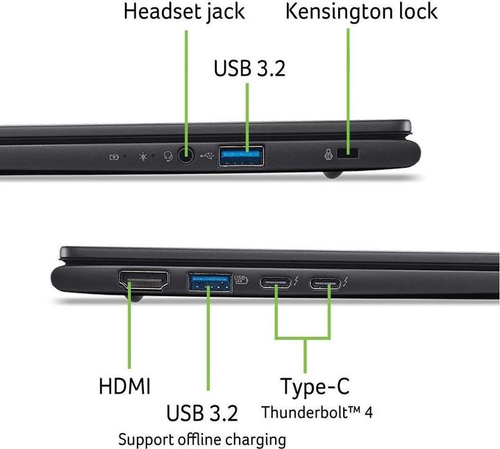 Actual product image Acer TRAVELMATE P6 766Z U7-268V (14", Intel Core Ultra 7 268V, 32 GB, 1000 GB, CH)
