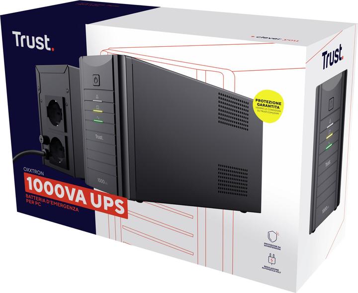Actual product image Trust Oxxtron 1000VA 2 socket(s) AC (1000 VA)