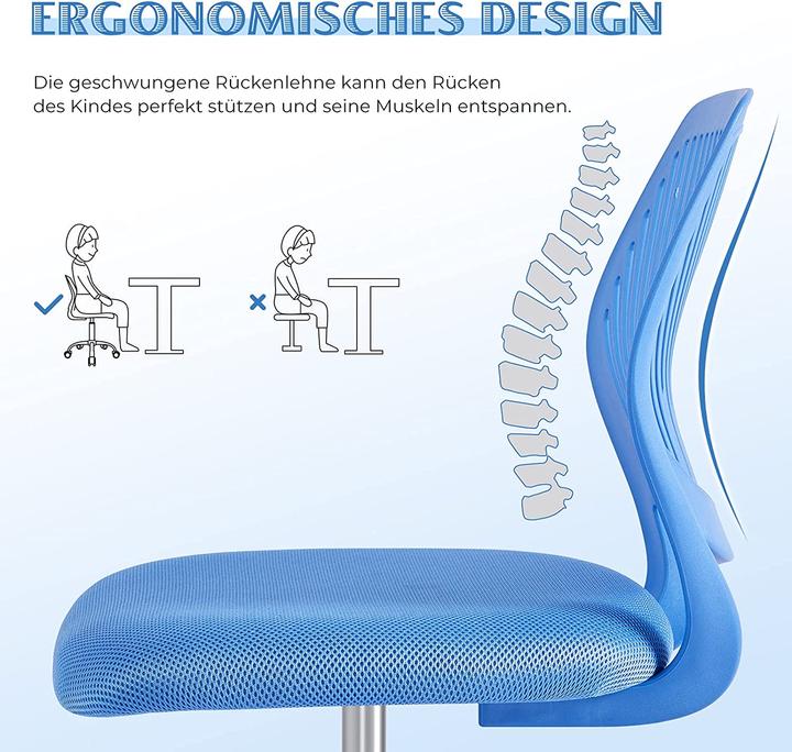 Produktbild Aingoo Kinder-Schreibtischstuhl, Blau