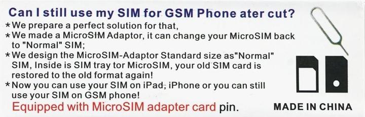 Image du produit OEM Nano SIM Cutter (Instrument, iPhone 5, iPhone 5S)