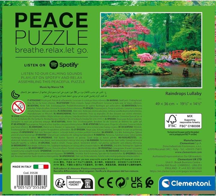 Immagine prodotto Clementoni Puzzle Lullaby of the Raindrops Pezzi (500 pezzi)