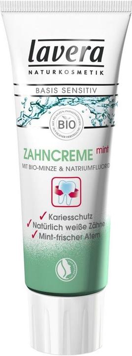 Actual product image Lavera basis sensitiv Toothpaste Mint (75 ml)