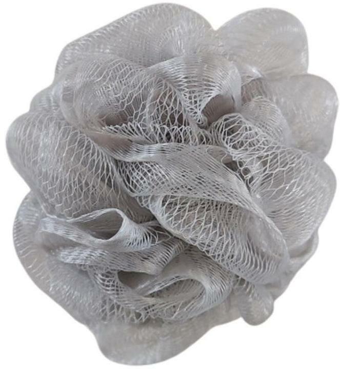 Produktbild MSV Duschschwamm 3 Stück, 10 x 10 cm, Grau