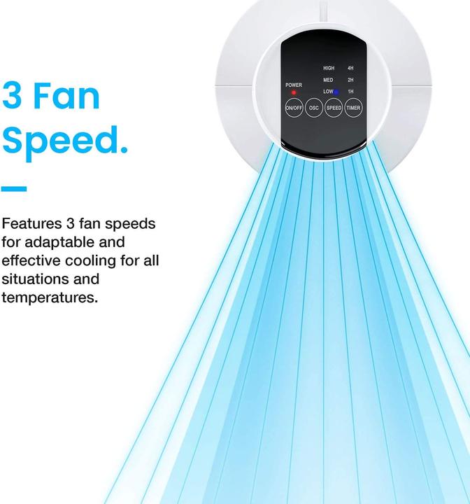 Actual product image Breeze Oscillating tower fan (48 dB)