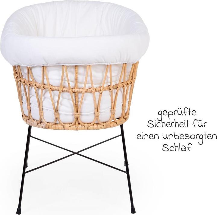 Produktbild Childhome Rattan Wiege mit Metallfüssen