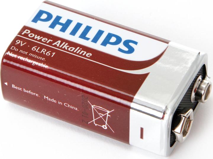 Produktbild Philips Power Life 6LR61P1B - Batterie 9V - Alkalisch (1 Stk., 9V Block)