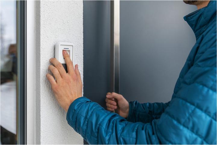 Productafbeelding Abus Bluetooth vingerscanner HomeTec Pro CFS3100, zilver (Vingerafdruk)