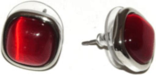 Produktbild Andreani Ohrstecker mit echtem Katzenauge (Glas)