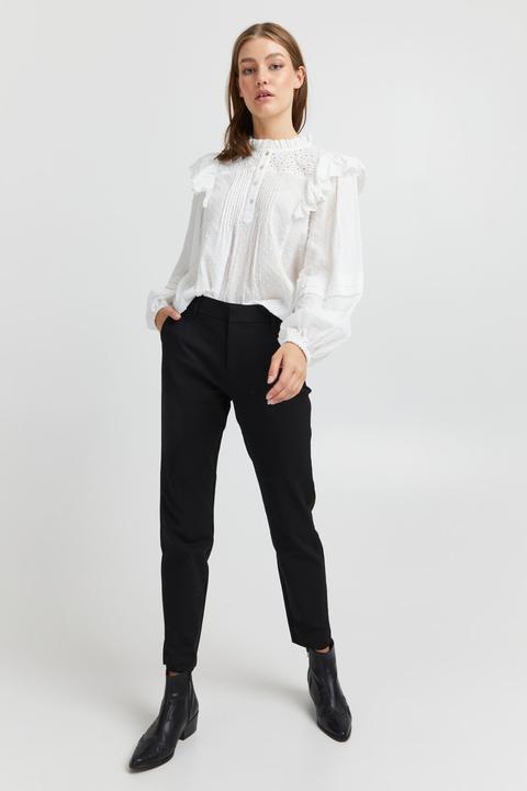 Actual product image Pulz Jeans Pulz - PZBINDY HW Pant - Trousers - 50206891 (40)