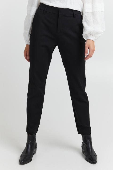 Actual product image Pulz Jeans Pulz - PZBINDY HW Pant - Trousers - 50206891 (40)