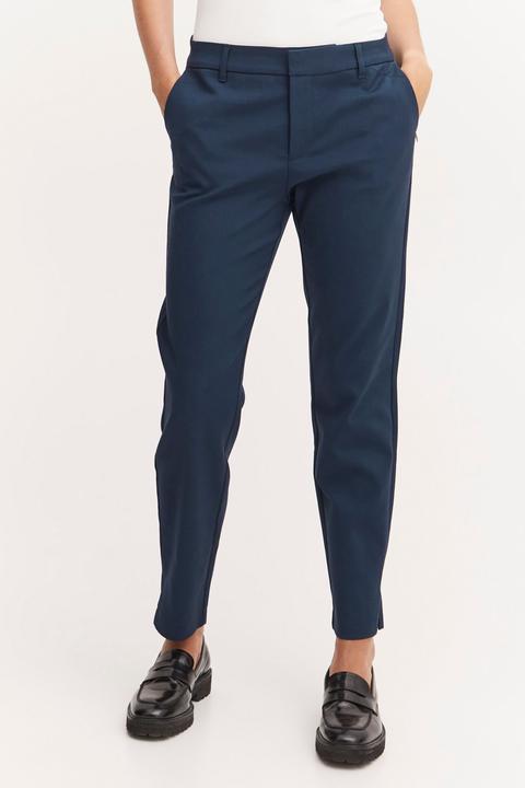 Actual product image Pulz Jeans Pulz - PZBINDY HW Pant - Trousers - 50206891 (44)