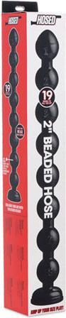 Actual product image HOT Beaded Thick Anal Snake Anal Dildo - 19 inch