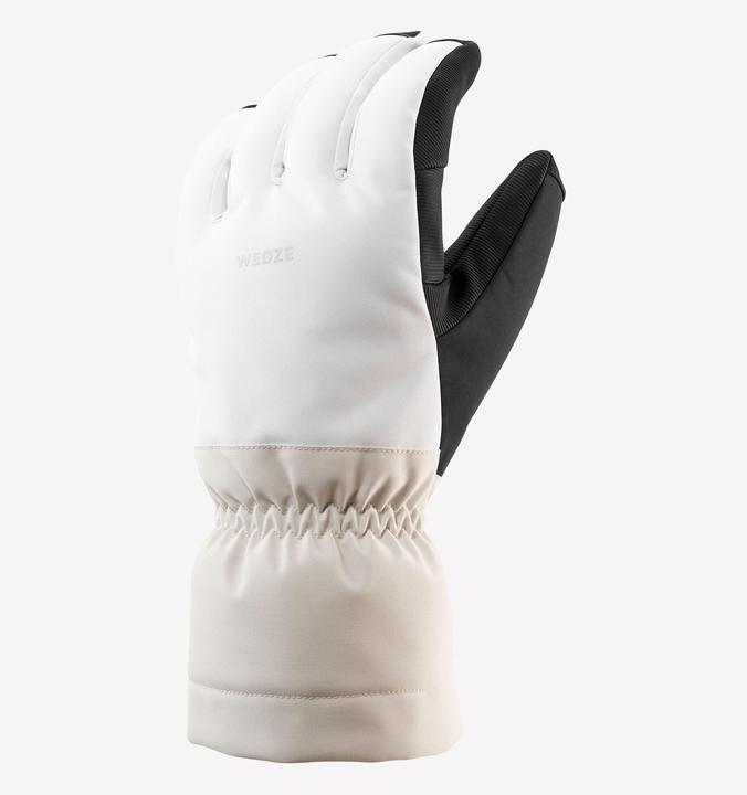 Actual product image Wedze Ski gloves adults warm - 500 white (XL)