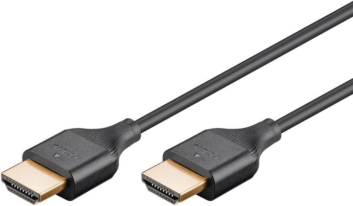 Actual product image Goobay Slim High Speed HDMI cable with Ethernet (2 m, HDMI)