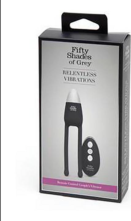 Actual product image Fifty Shades of Grey Relentless Vibrations Remote Control Couples Vibe