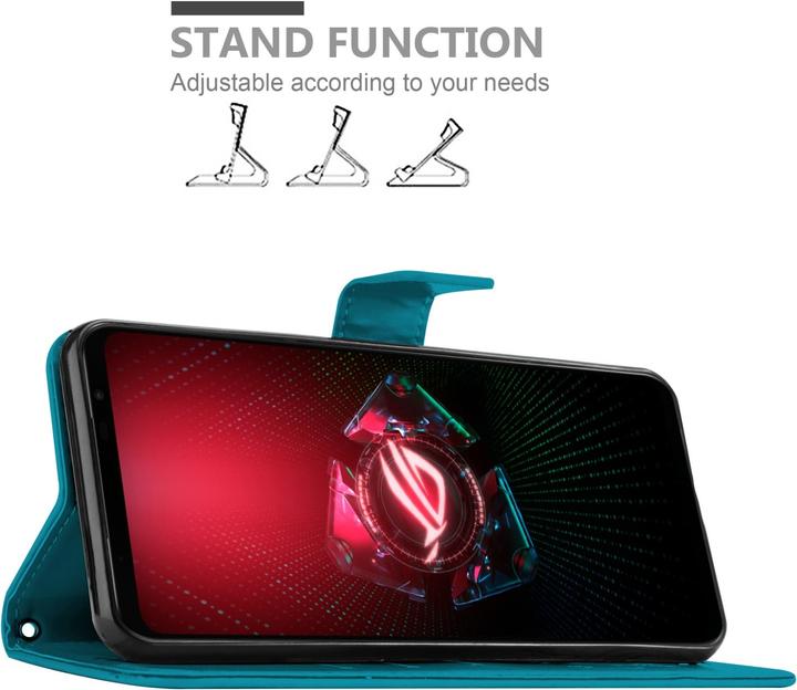 Produktbild Cadorabo Flower Book Hülle (Asus ROG Phone 5)
