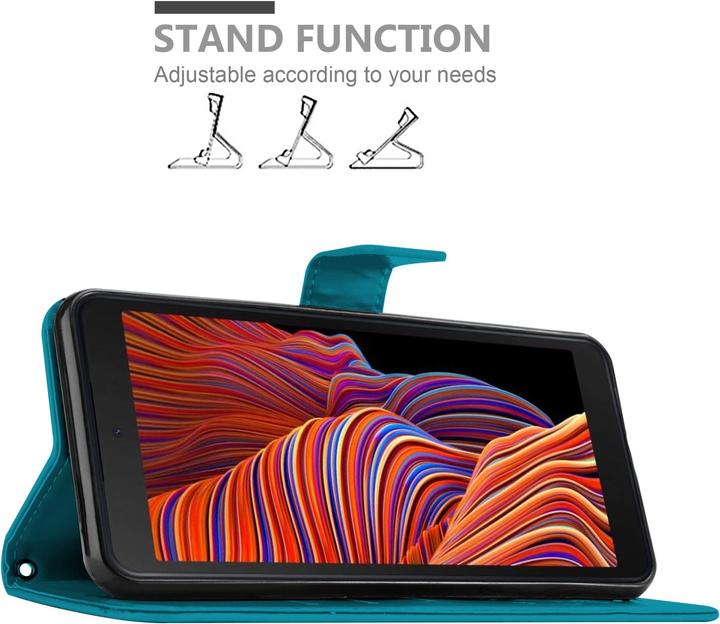 Actual product image Cadorabo Case Flower Book (Samsung Galaxy Xcover 5)