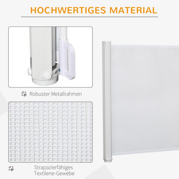 Produktbild PawHut Hunde-Trennwand mit automatischer Aufrollenfunktion