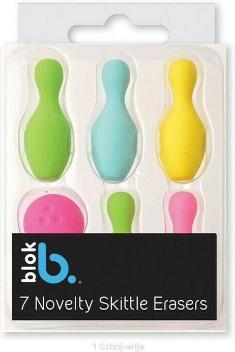 Produktbild Spot on Gifts Radiergummis Skittle 7erPack