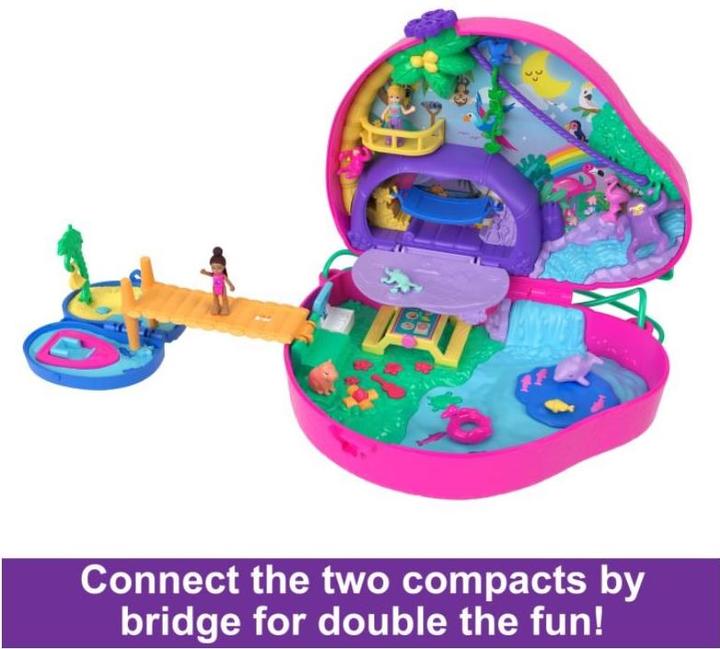 Actual product image Polly Pocket Sloth Family 2-in-1 Purse Compact