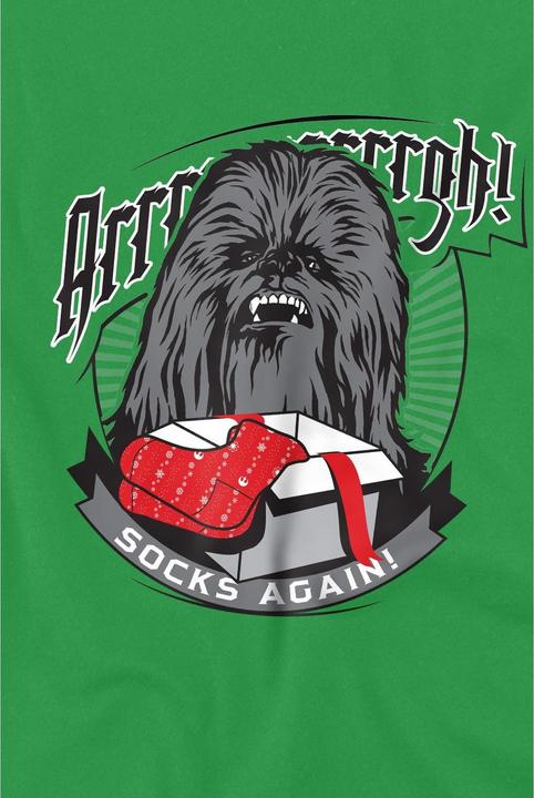Immagine prodotto Star Wars Arrrrgh! Socks Again! Maglietta Natale Chewbacca Uomo (M)
