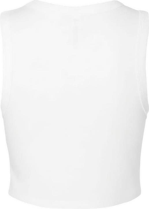 Actual product image Bella Canvas Womens/Ladies Muscle Micro-Rib Cropped Vest Top (L)