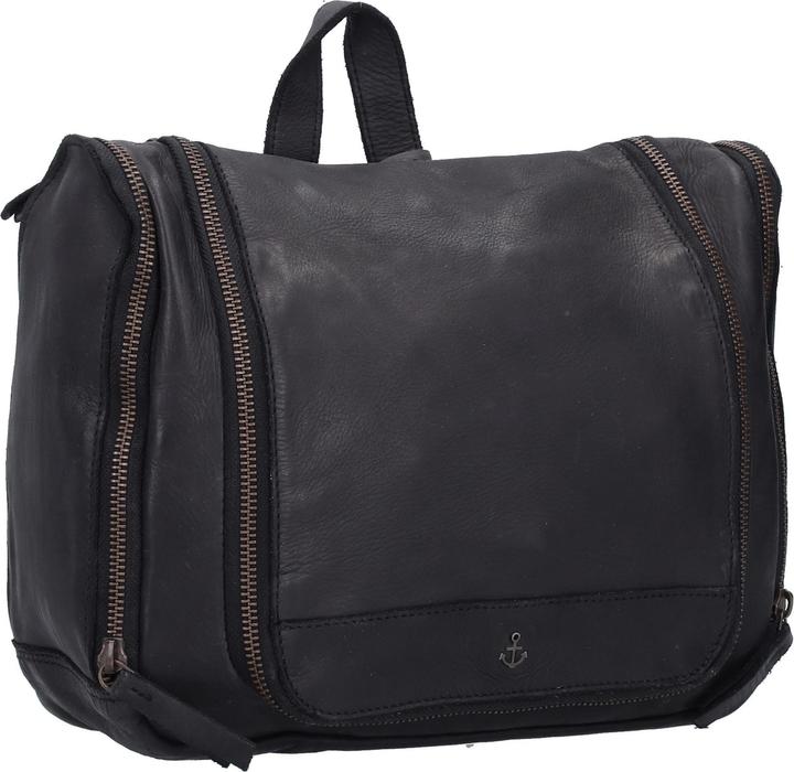 Harbour 2nd Cool Casual Kulturbeutel Leder 28 cm (5 l)