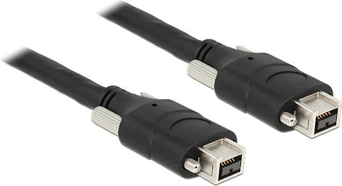 Delock FireWire IEEE 1394B 9-pin/9-pin cable, 1 metre (1 m, FireWire)