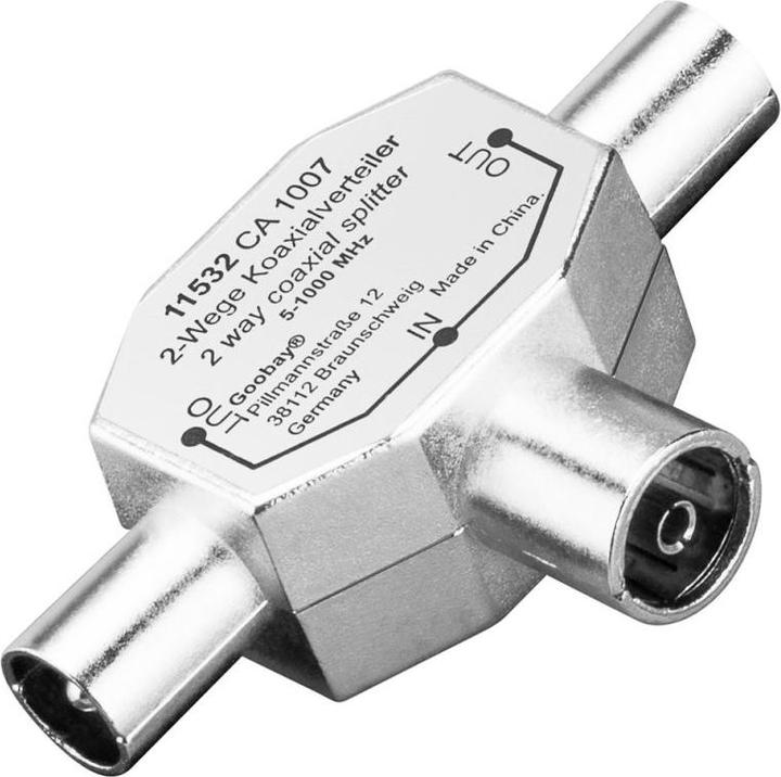 Actual product image Value Coaxial T-adapter (Terminal strips)