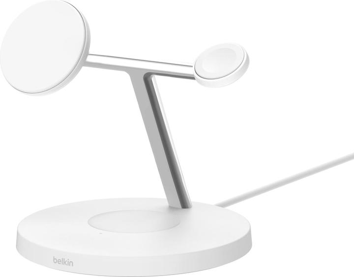Produktbild Belkin BOOST CHARGE PRO Qi2 3in1 magn.Ladestat.15W ws. WIZ032kqWH (15 W)