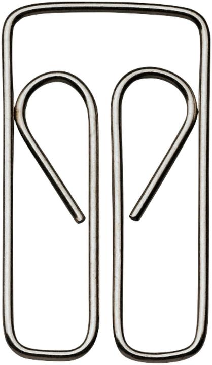 Actual product image Alco Paper clip EULE size 4 27mm 100pcs nickel-plated holds securely (1 x)