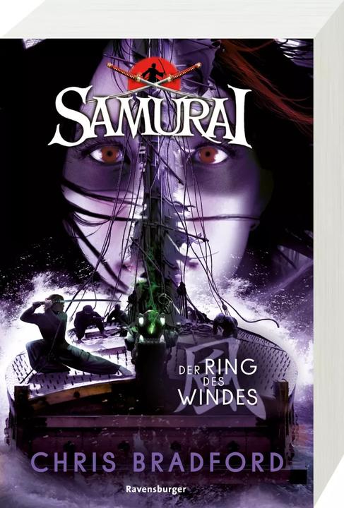 Actual product image Ravensburger Samurai, Band 7: Der Ring des Windes (German, Chris Bradford, 2021)