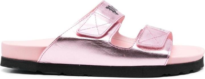Palm Angels Leather Logo Sandals