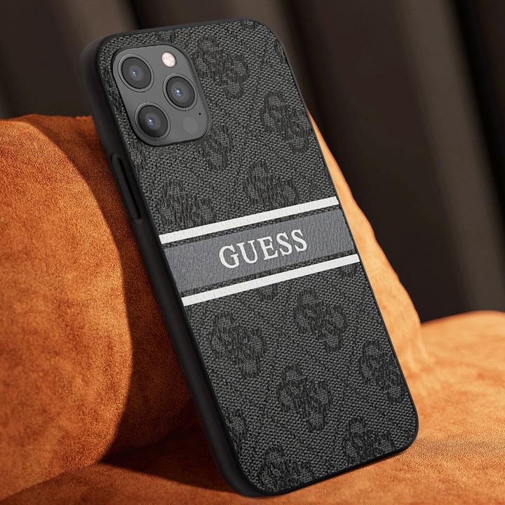 Produktbild Guess Hard Cover 4G Printed Stripe (Apple iPhone 12 Pro Max)