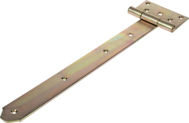 Actual product image Struct T-hinge, 600 x 40 mm, Thread type: Without, Material