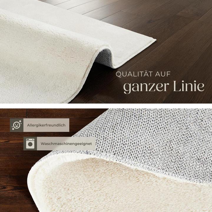 Produktbild tectake Kurzflorteppich Soft Zone (80 x 150 cm)