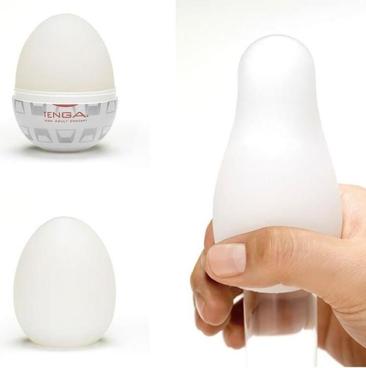 Productafbeelding Tenga EGG SILKY II - Masturbator van TPE voor alle maten, met glijmiddel