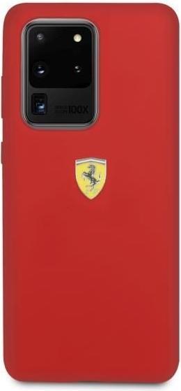 Actual product image Ferrari Hardcase FESSIHCS69RE S20 Ultra G988 czerwony/red Silicone (Samsung Galaxy S20 Ultra)