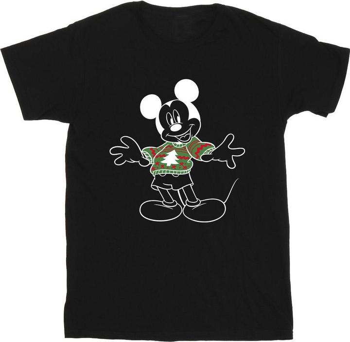 Image du produit Disney - T-shirt MICKEY MOUSE XMAS JUMPER - Fille (116)