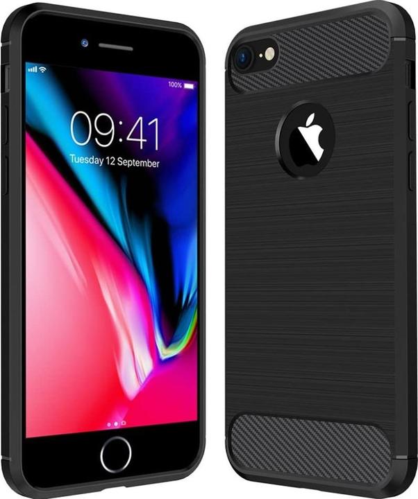 Screenguard Carbon Brushed Case (Apple iPhone SE (3rd Gen))