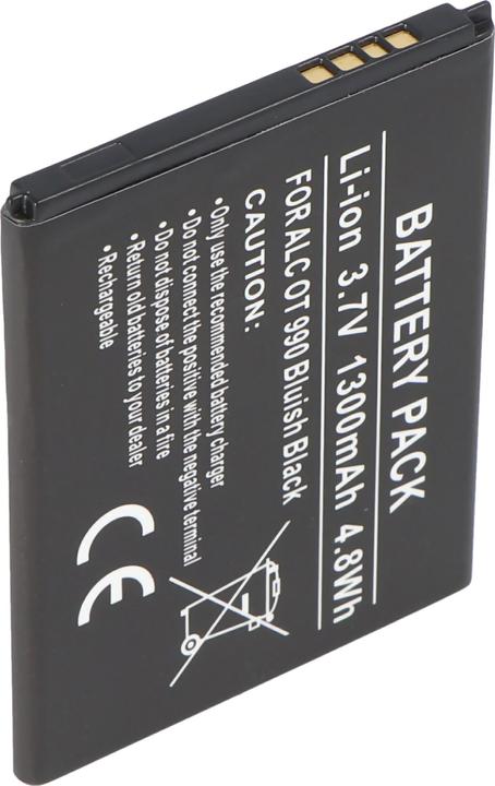 Actual product image Alcatel AkkuOne Touch 918D Akku CAB32A0001C1, CAB31P0000C2, CAB31P0000C1, BY71, TLIB37A
