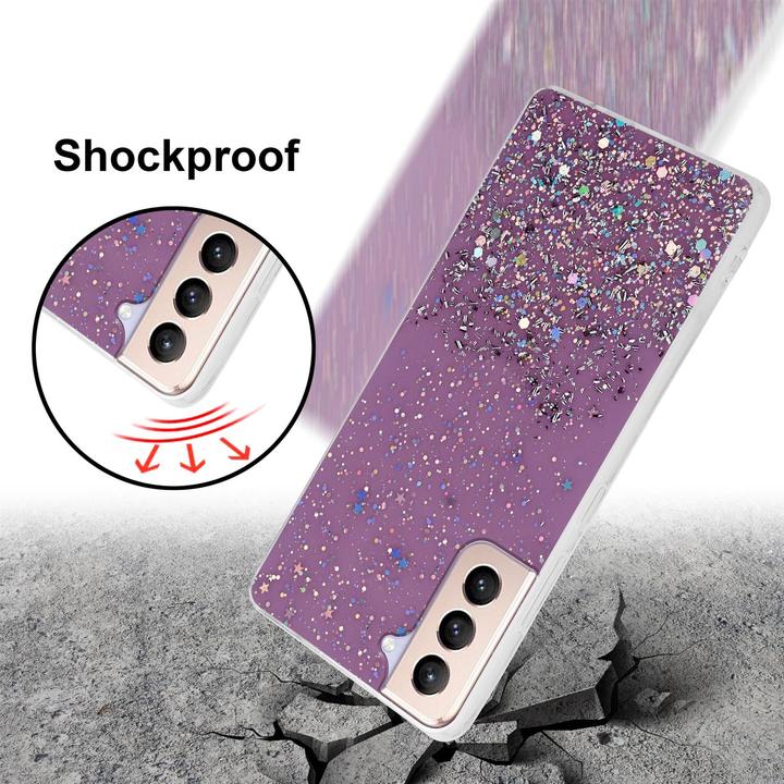 Produktbild Cadorabo TPU Cover funkelnder Glitter (Samsung Galaxy S21+)