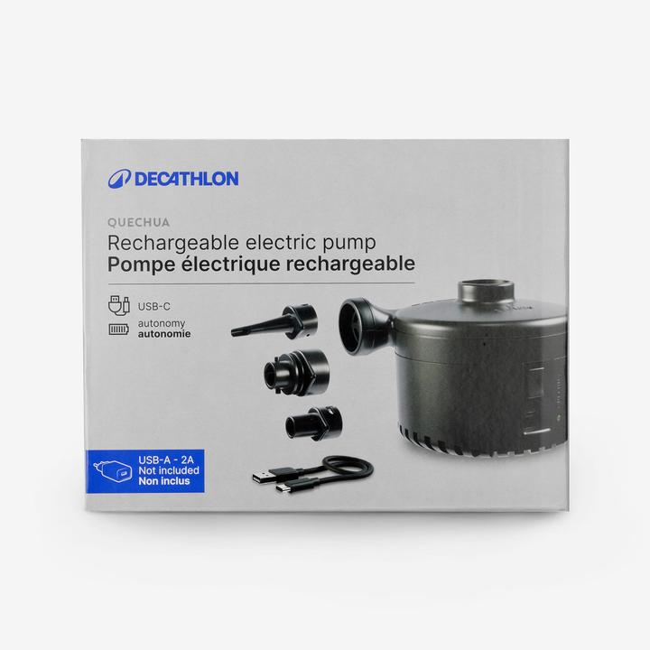 Immagine prodotto Quechua Elektopumpe kompakt aufladbar über USB-C Camping
