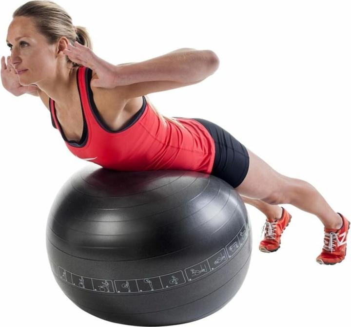Actual product image Pure2improve 2Improve P2I200080 Exercise Ball, 75 cm, Juodas, PVC (75 cm)